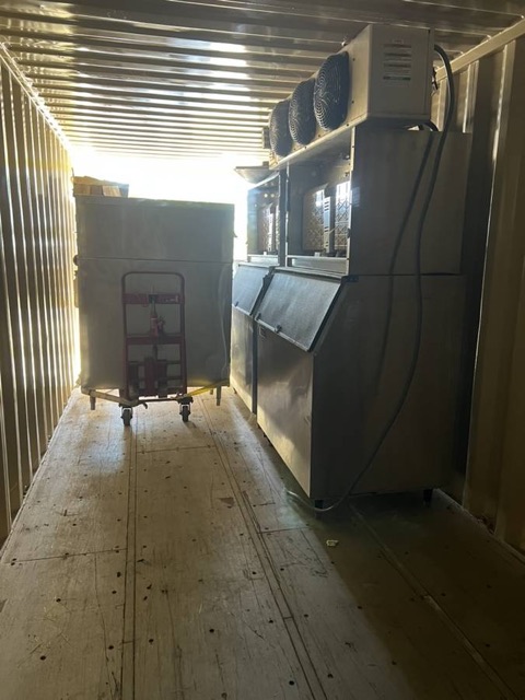 Ice-O-Matic 1400 lb Remote Cooled Ice Machine w/ bin #205 photo 4