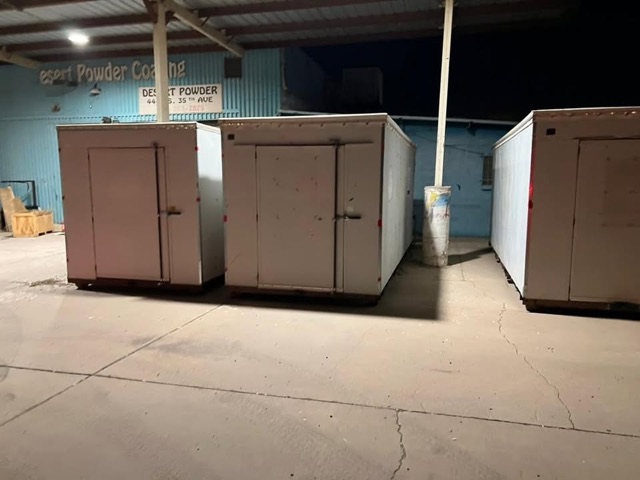 8x20 insulated "Cool Box" storage containers on roll-off wheels (6 available) photo 2